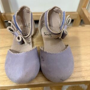 Monkey Feet Lavender Bow Dress Shoes